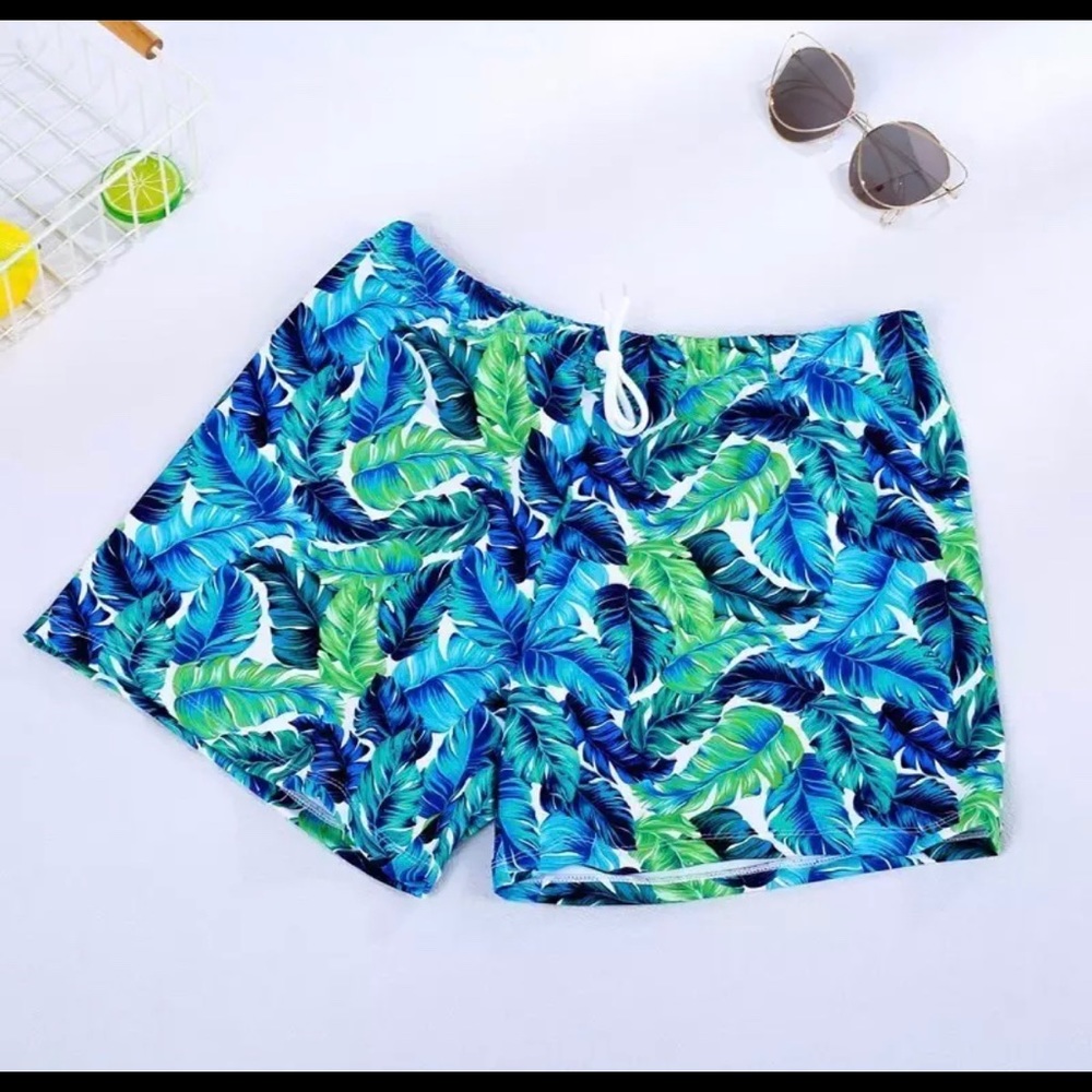 Mens nylon swim trunks